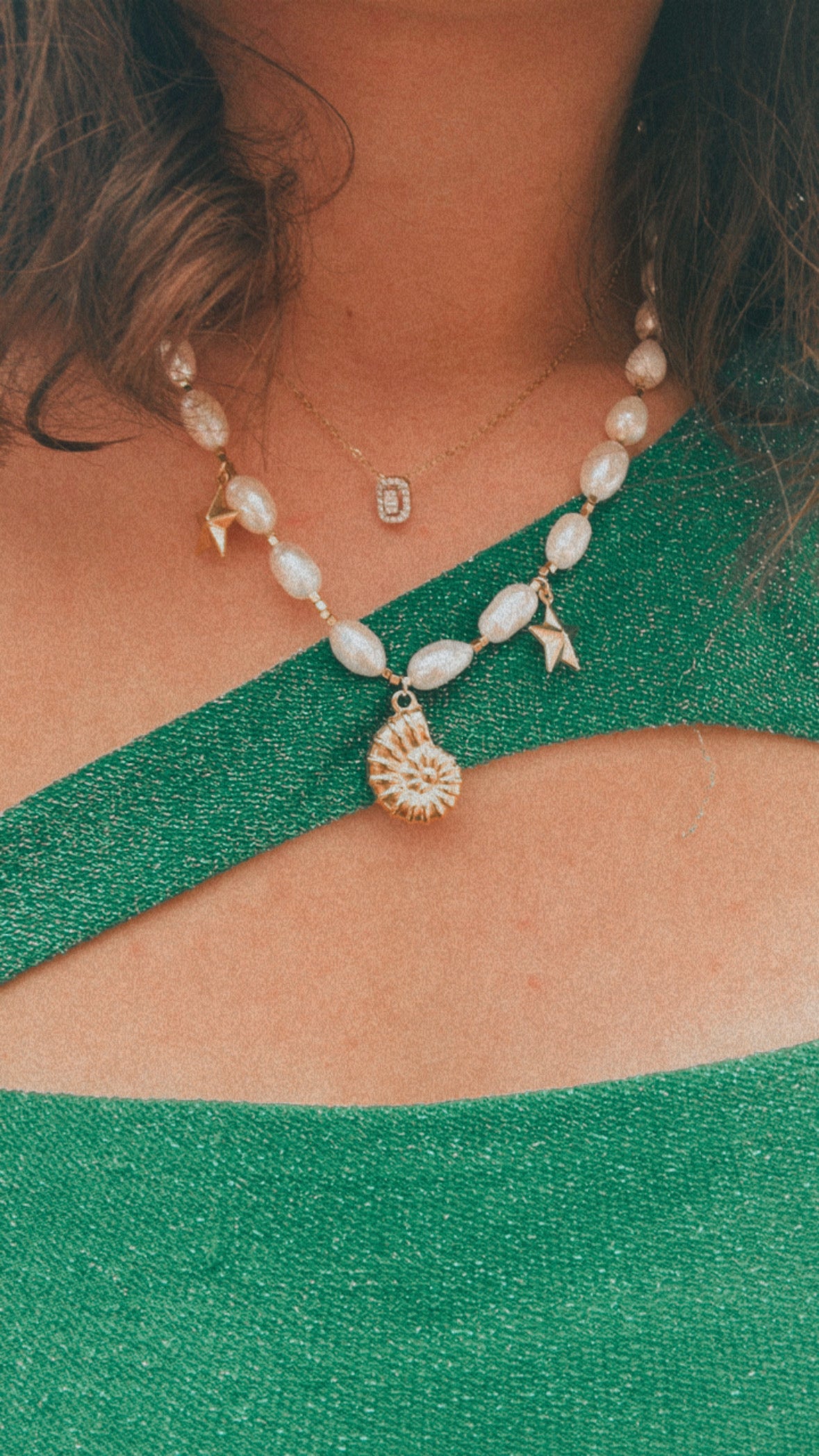 Pearly Seashell Choker