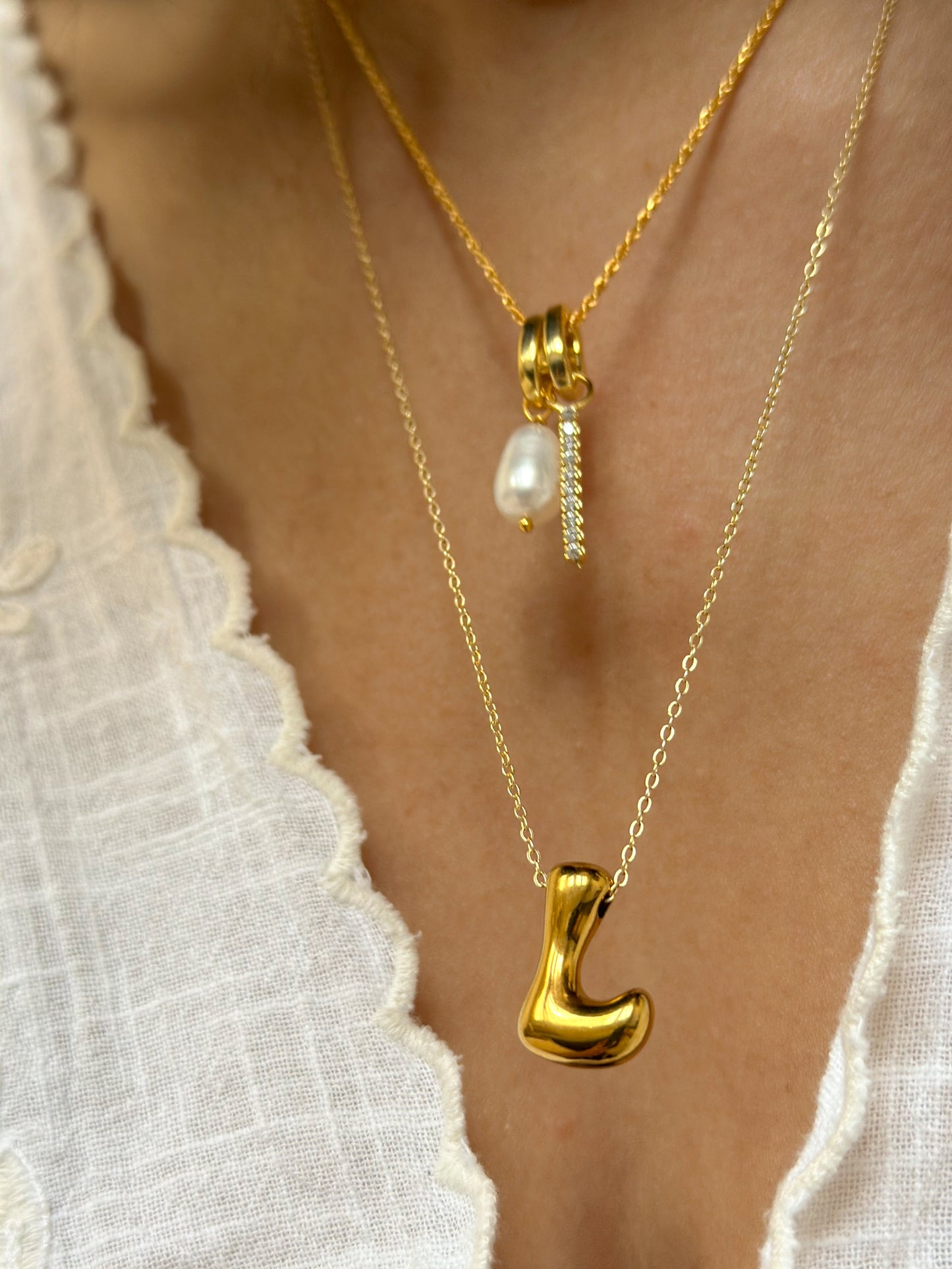 Bubble Letter Necklace