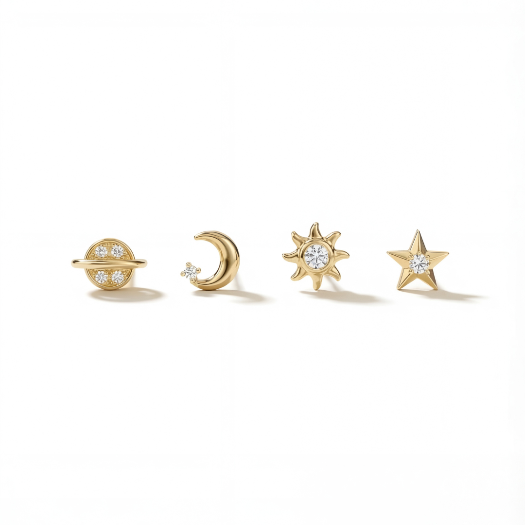 Solar Earrings Set