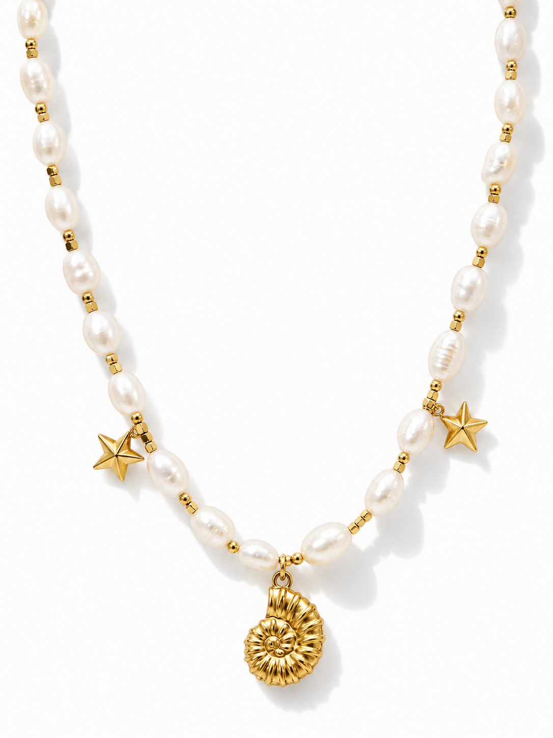 Pearly Seashell Choker