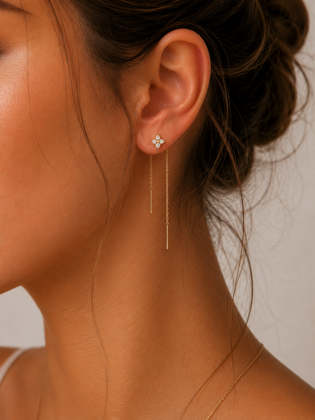 Starlet Double Threader Earring