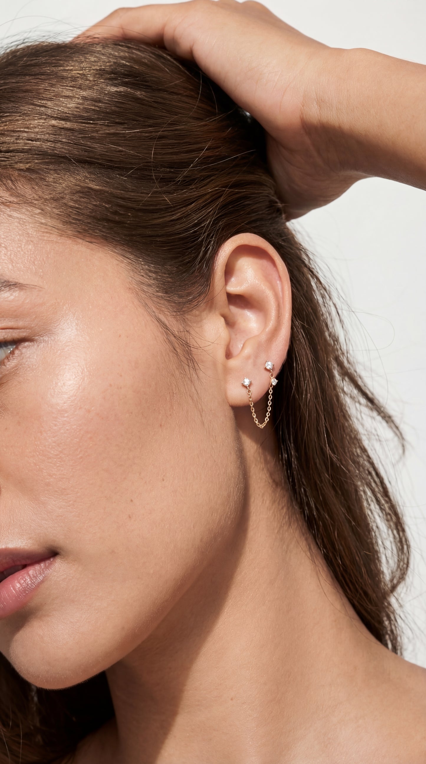 Droplet Chain Earring