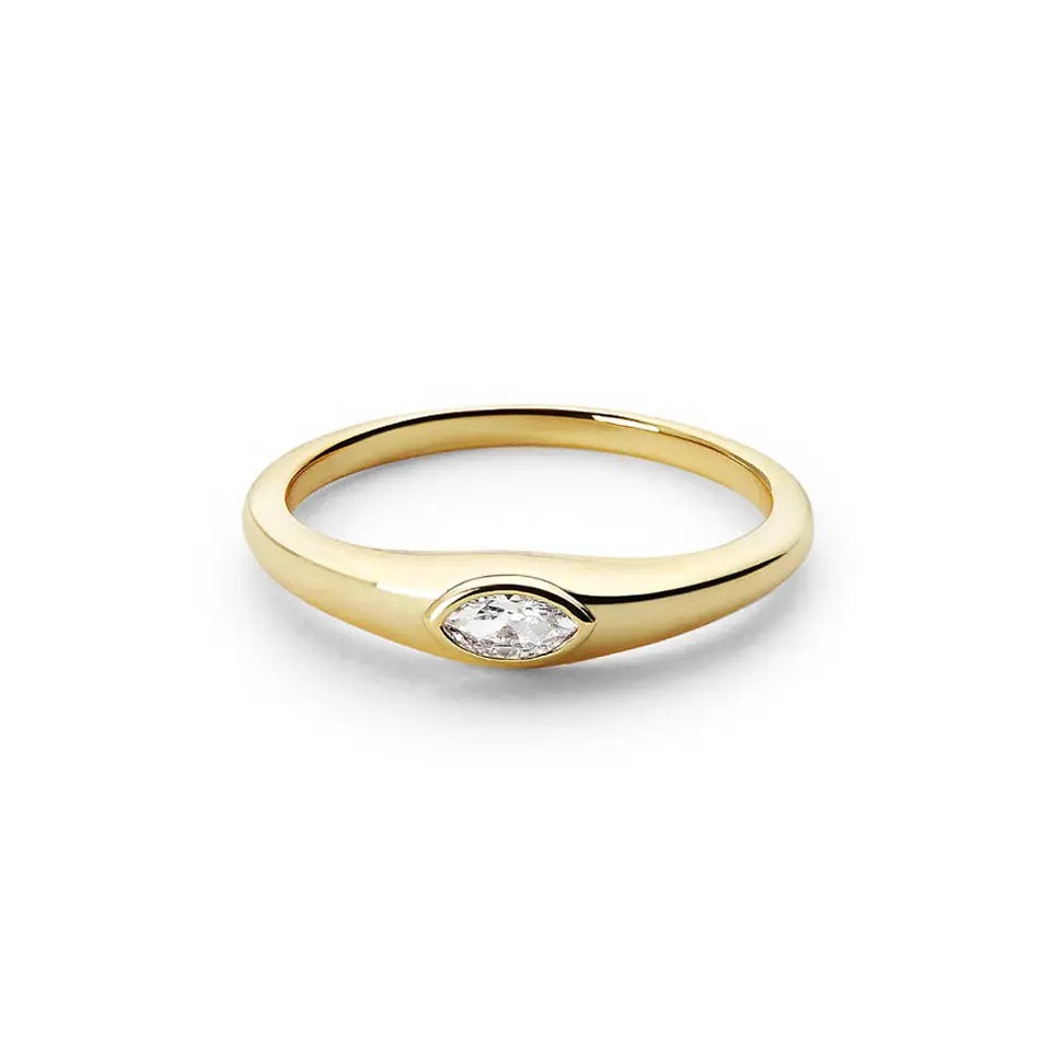 Marquise Dome Ring