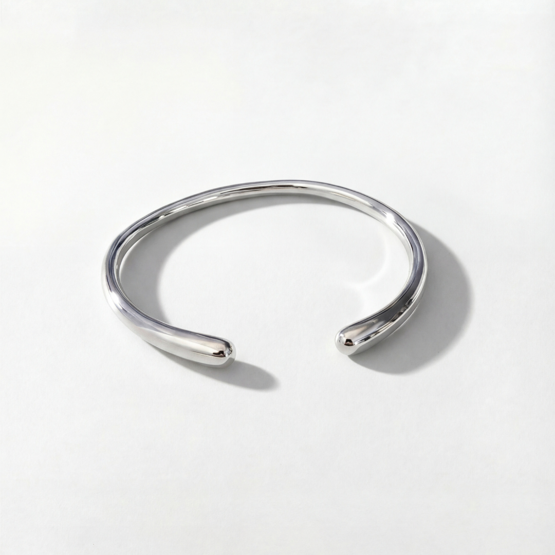 Silver Drop Bangle
